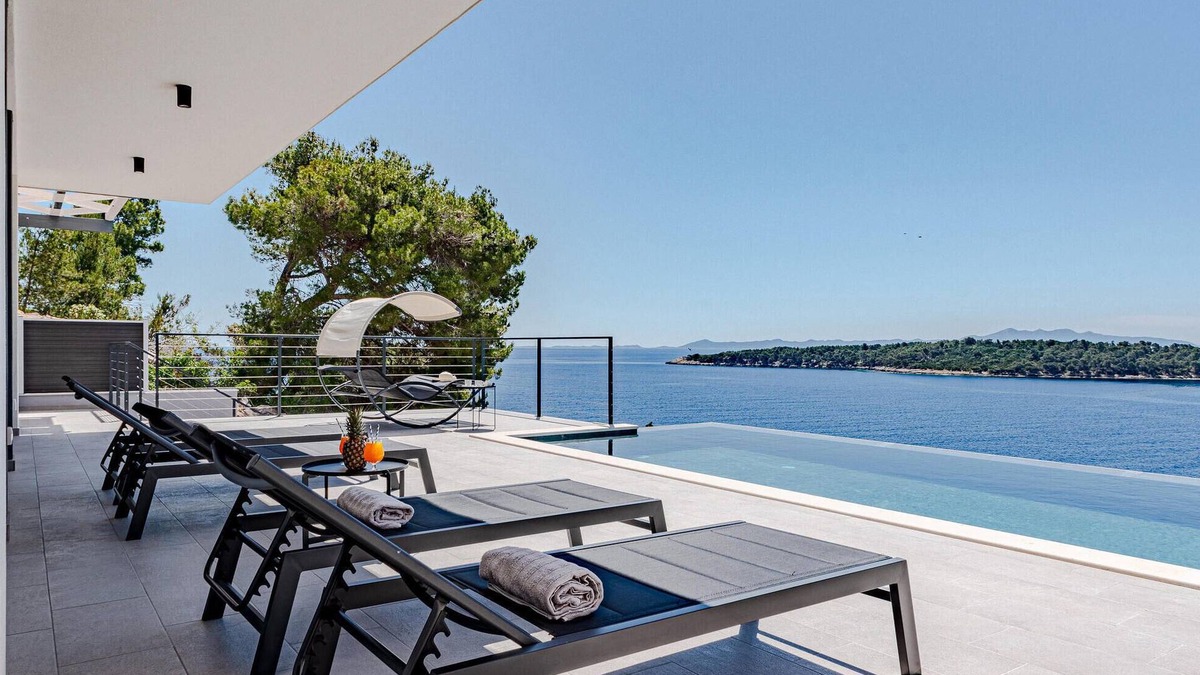 Prizba House | Cozy home in Blato with house sea view