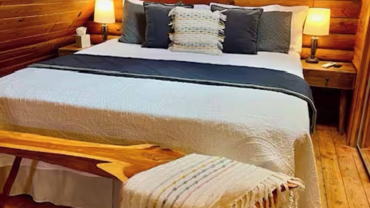 Lookout Mountain Apartment | Cozy King Size Fireplace Log Cabin Apartment on Lookout Mountain