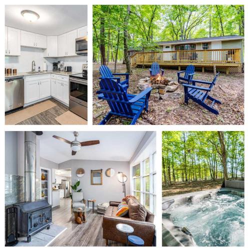 Berkeley Springs House | Cozy & Modern w Hot Tub, Fire Pit, Grill & Pond