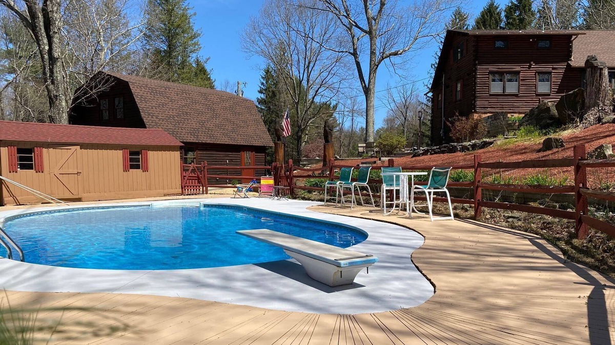 Stevenson House | Cozy Moose Log Cabin - Pool, Trails, Secluded Retreat