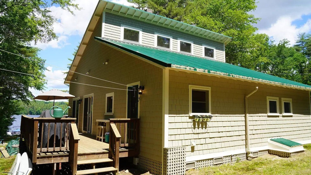 Bridgton Cabin | Cozy pet-friendly lakefront retreat in tranquil Bridgton.