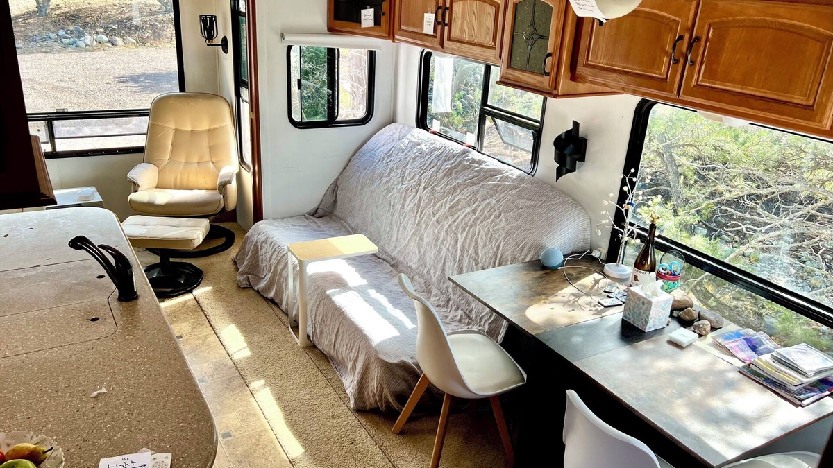 Baca Grande House | Cozy, private, big 1 bedroom RV. Walk to Crestone Ziggurat
