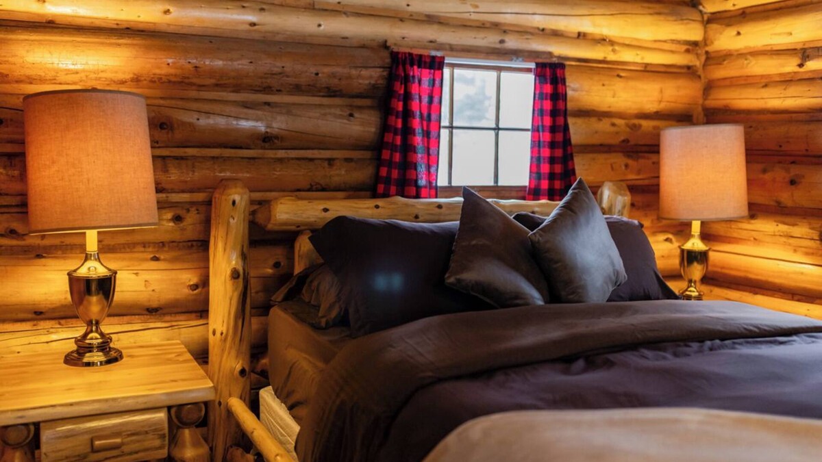 Shin Pond Cabin | Cozy & Rustic Waterfront Cabin, Perfect for Couples at Mt. Chase Lodge!