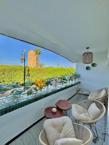 Rabat Apartment | Cozy Stay with Hassan Tower View