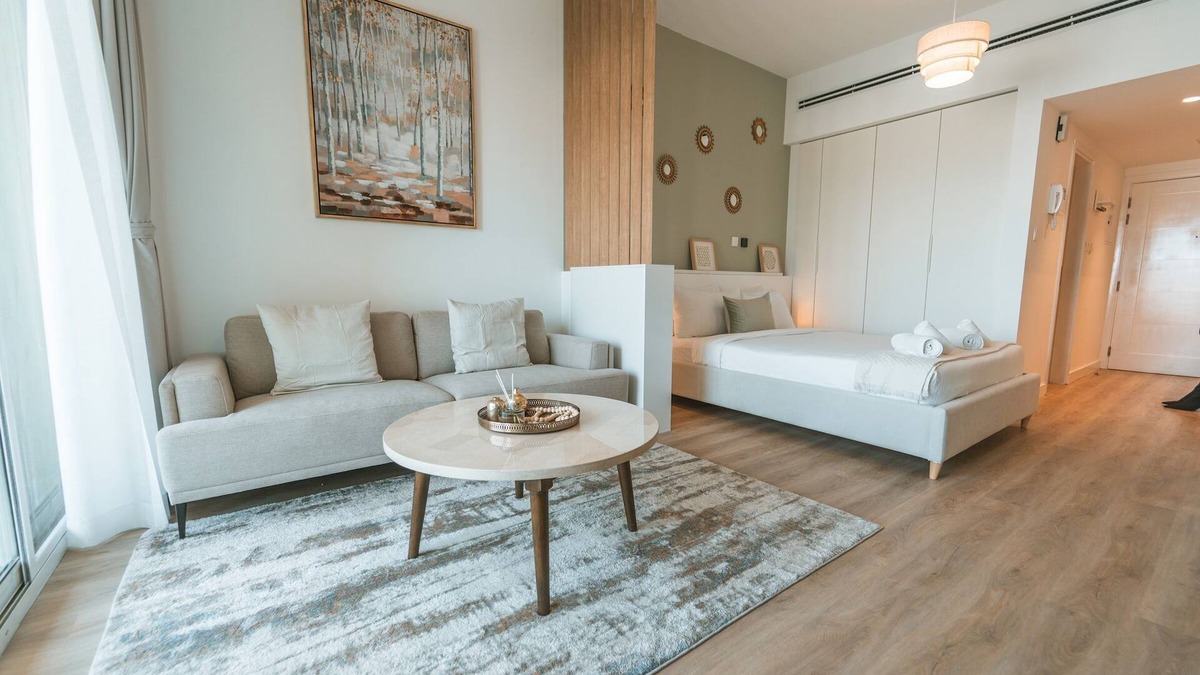 The Greens Apartment | Cozy Studio with Balcony in The Greens