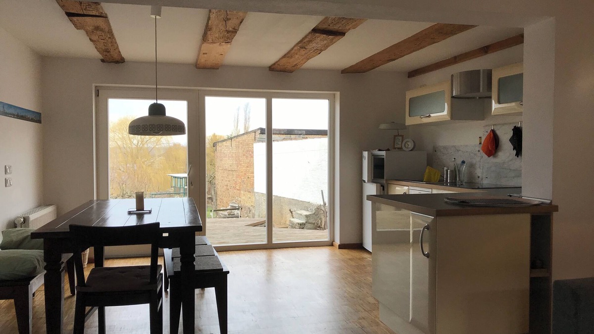 Furstenwerder House | Cozy vacation home with lake view and garden. The bathing area is only 2 minutes away!