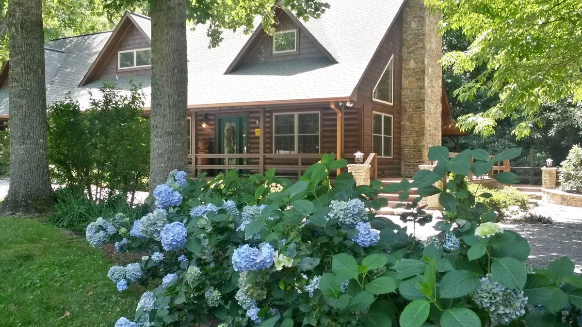 Hiawassee House | Creek At Your Feet! Fishing Pole in your Hand!