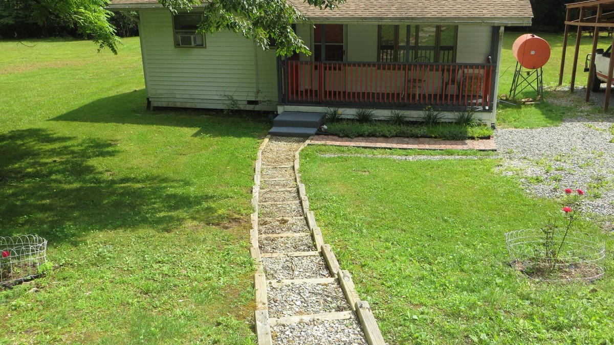 Robbinsville House | Creek front within 1/2 mile of Big Snowbird Creek and no neighbors