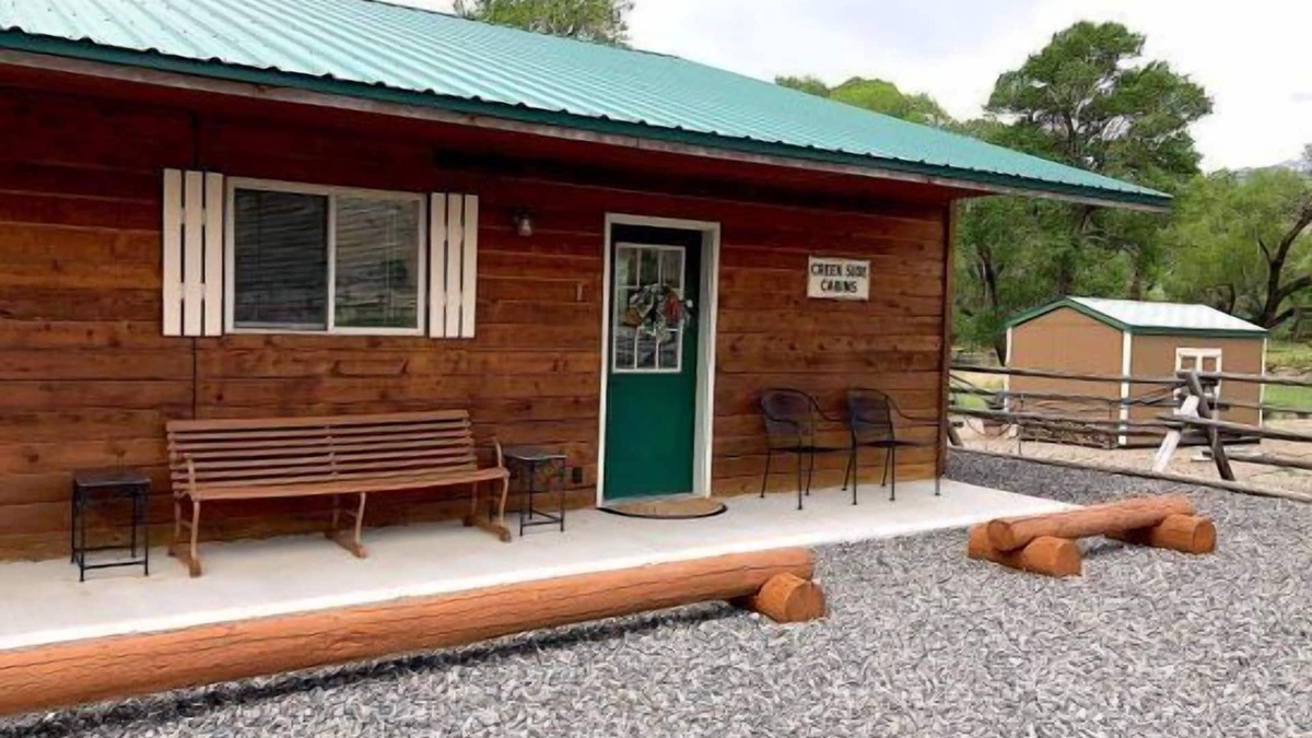 Cody Apartment | Creek Side Cabin #1 in the Wapiti Valley and steps from Trout Creek