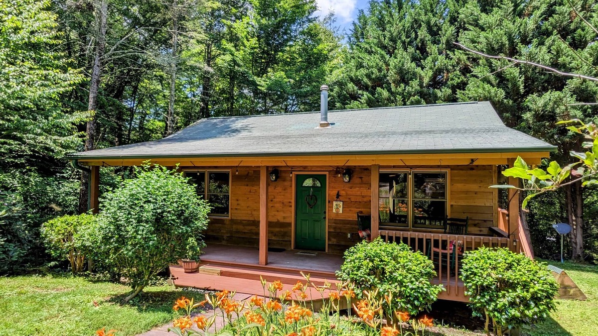 Black Mountain Cabin | Creek-side cottage in secluded mountain setting, centrally located, easy access.