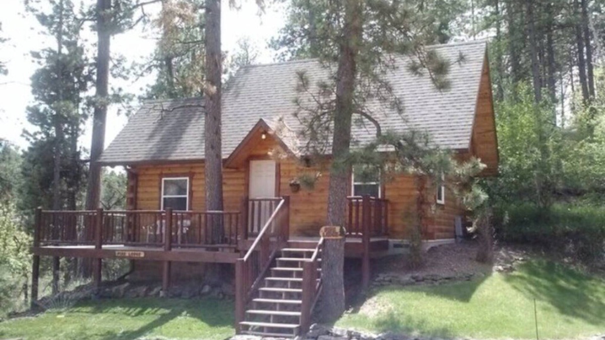 Rapid City Cabin | Custom Built Log Cabin Bordered by Black Hills National Forest
