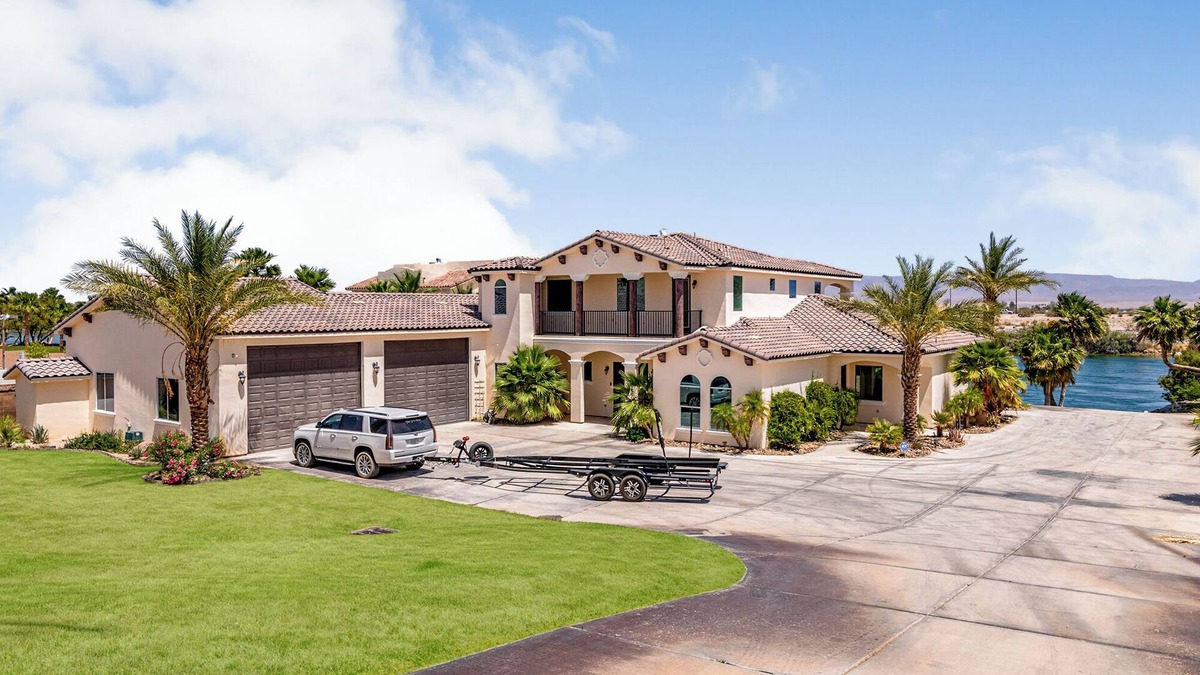 Bullhead City Villa | Custom Needles Estate with Private Loading Dock