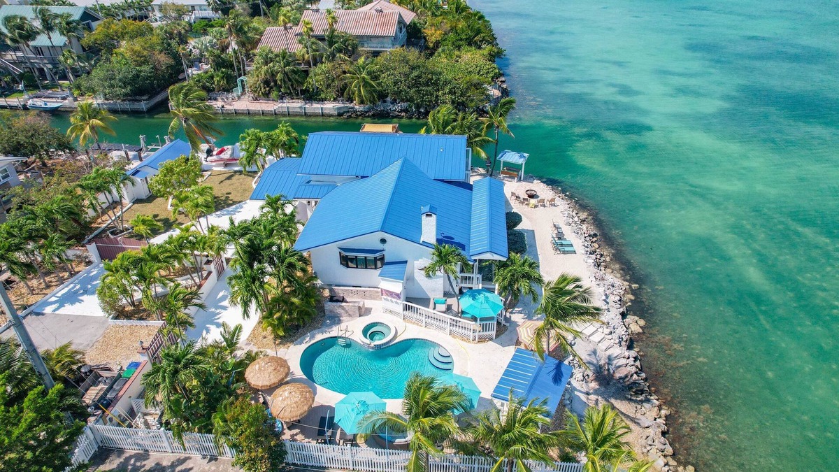 Big Coppitt Key House | Custom Pool home with Dazzling Ocean Views of the crystal clear Florida Keys waters!