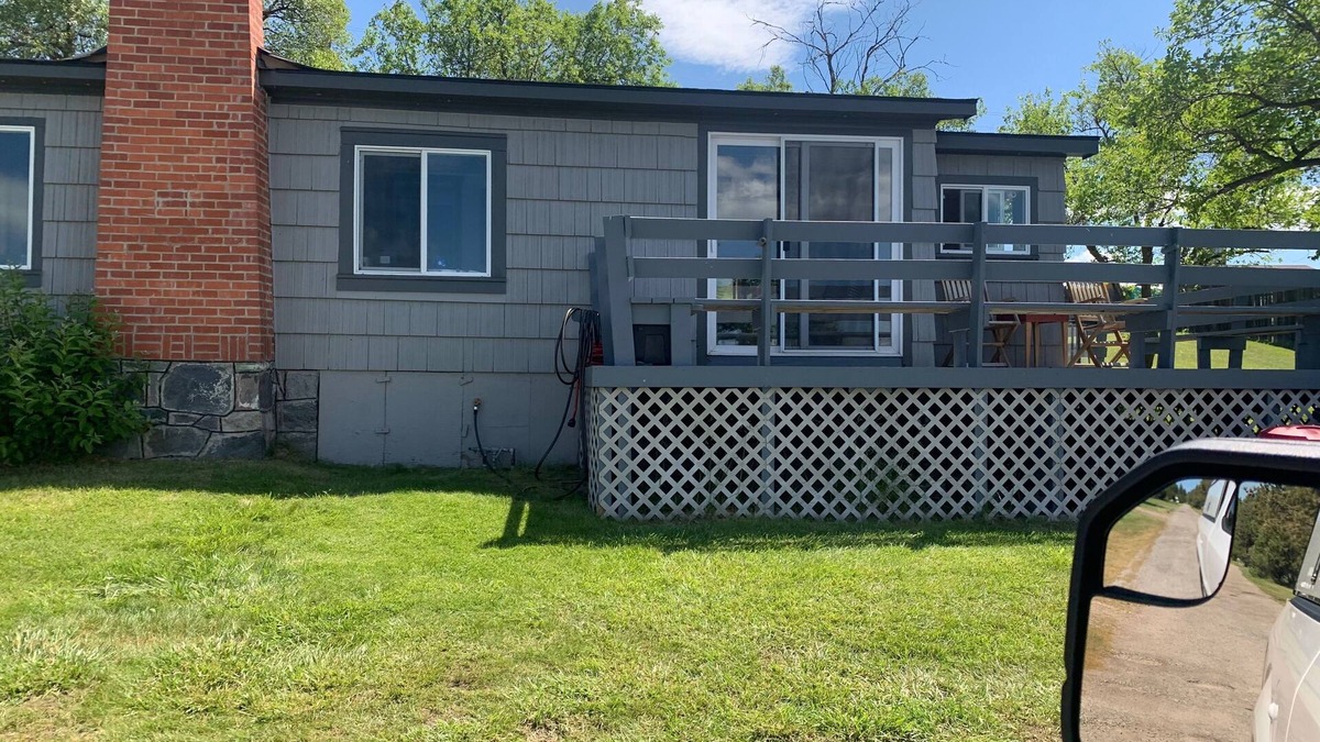 Big Arm Cabin | Cute lakefront cabin with private dock. Pet Friendly