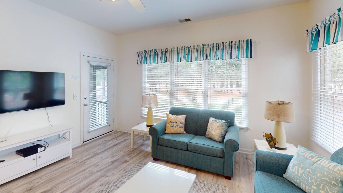 Sea Trail Condo | CV17D, Tee Off in Style, Golf Views, Relaxing Villa Comfort