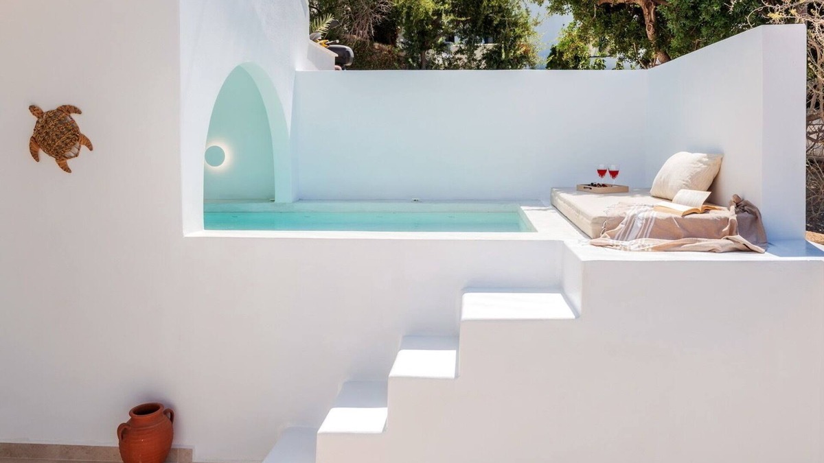 Kini Villa | Cycladic Retreat with Olive Garden, 5 Minutes from the Beach