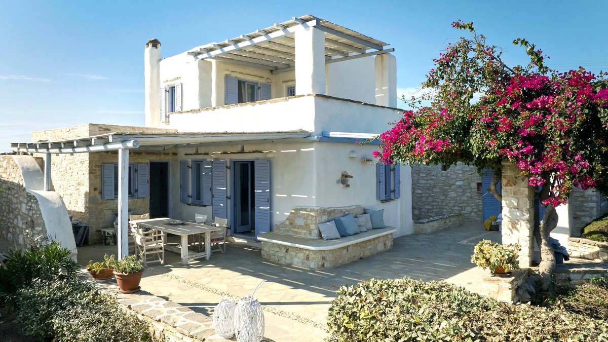 Santa Maria Villa | Cycladic Villa, Blue Stories.
