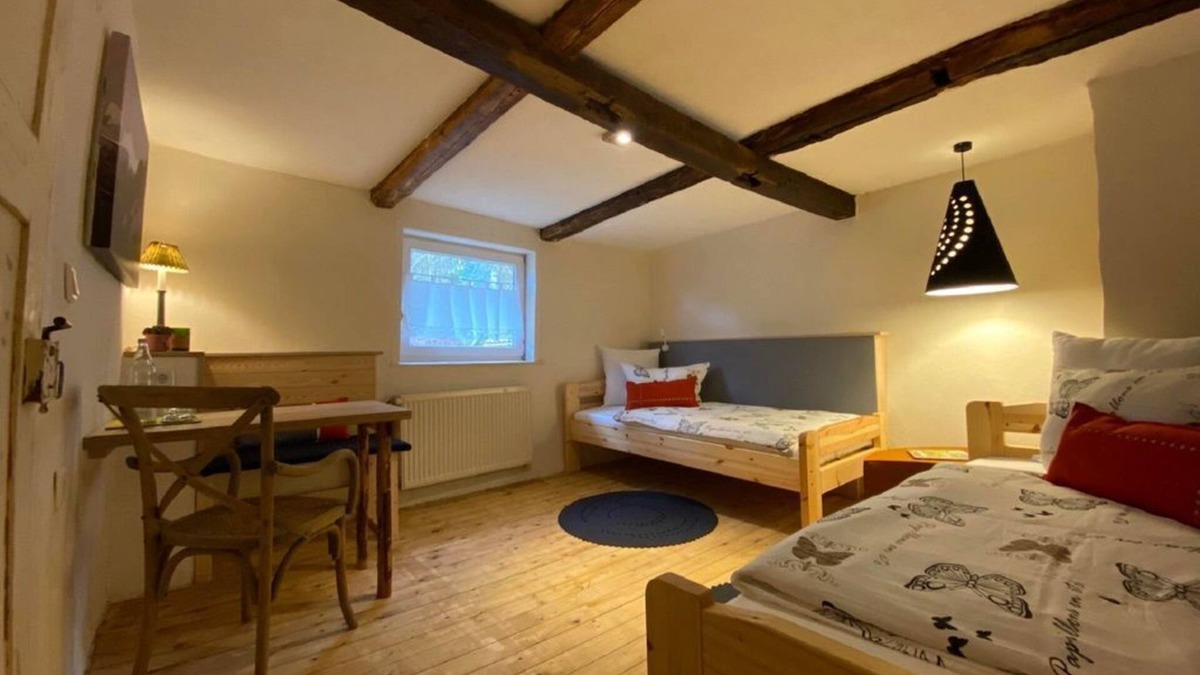 Gewissenruh Bed & Breakfast | Cycling double room Gipfel-Glück - Landhaus Wahmbeck