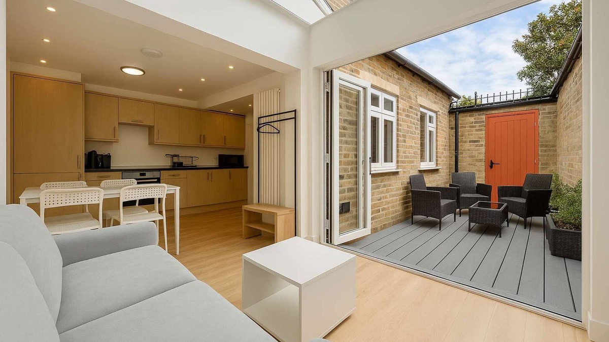 White City Apartment | Deluxe One-Bedroom Apartment with Private Backyard
