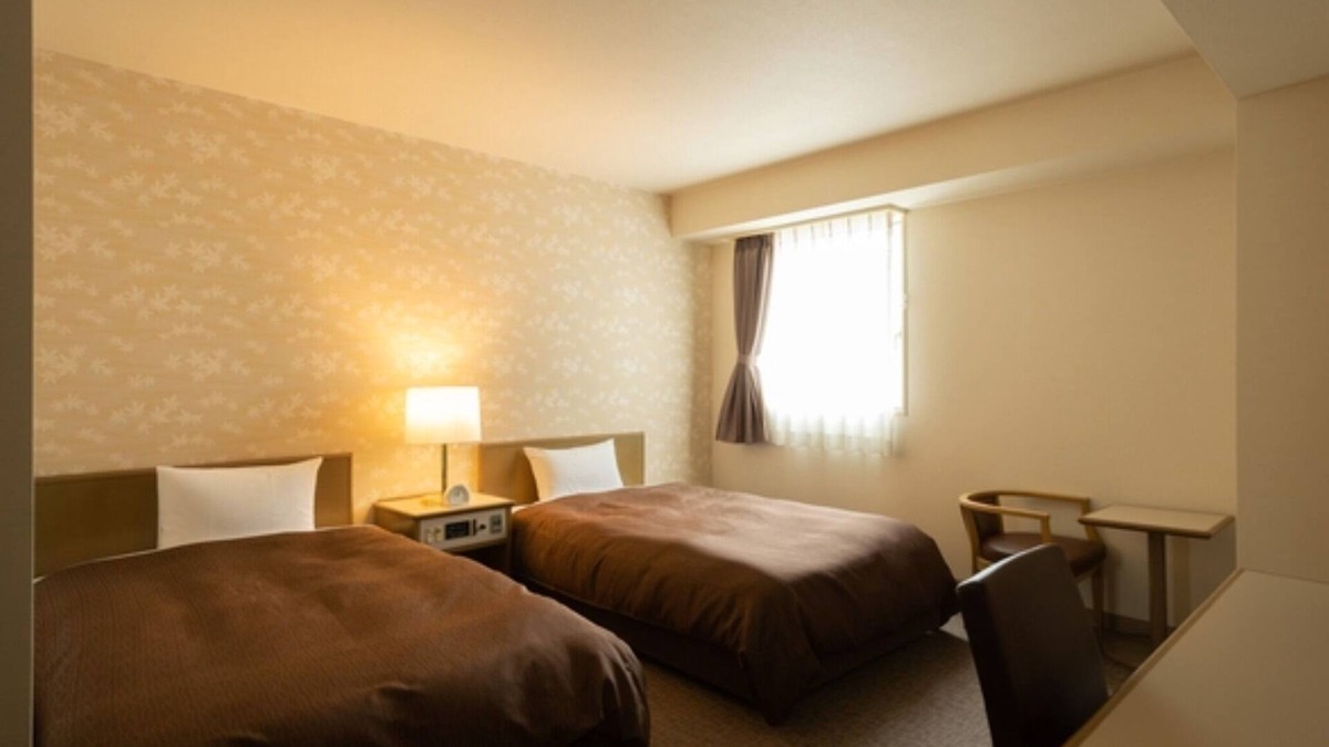 Mihara Hotel | Deluxe twin room smoking Room without meals pla/Mihara Hiroshima