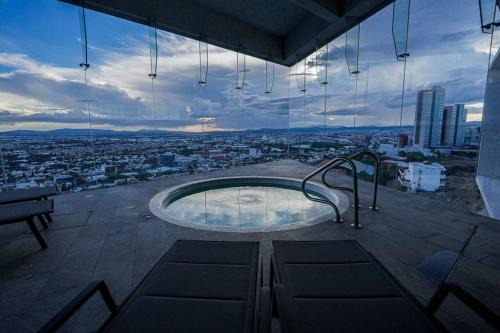 Queretaro Apartment | Dep moderno con la mejor vista de Querétaro