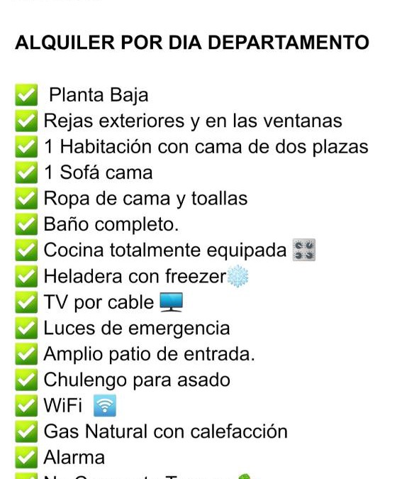 Province of Chubut Apartment | Departamento RAWSON CALLE MITRE 956