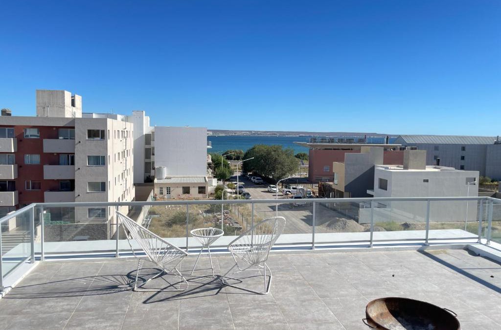 Puerto Madryn Apartment | Depto. a Estrenar, Terraza Vista al Mar