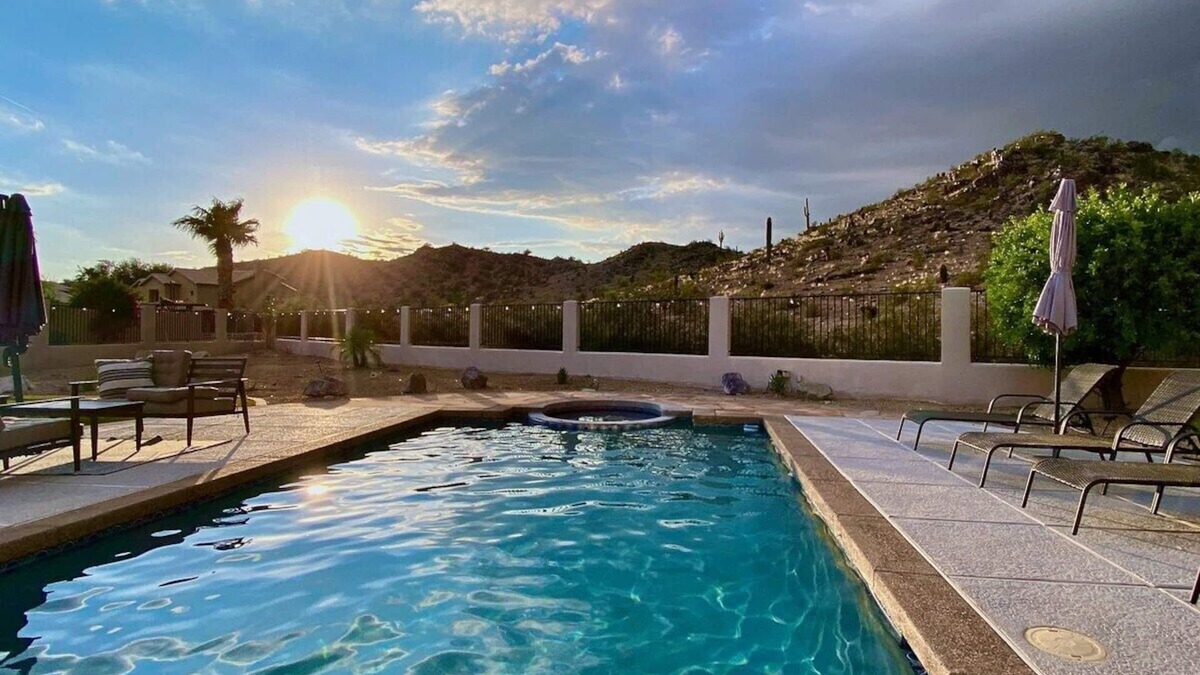 Mountain Park Ranch House | Desert Canyon Retreat w/heated pool & desert view