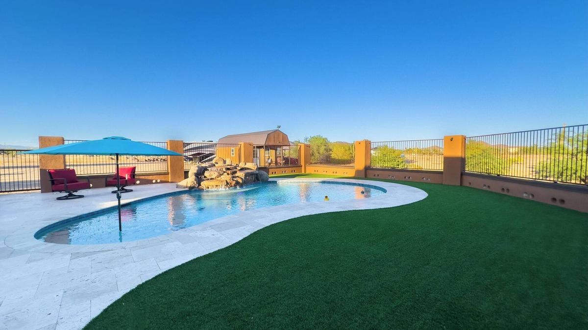 Surprise House | Desert Retreat: 5BR, Pool, Hot Tub, RV Parking & Access to Desert for ATV Fun!