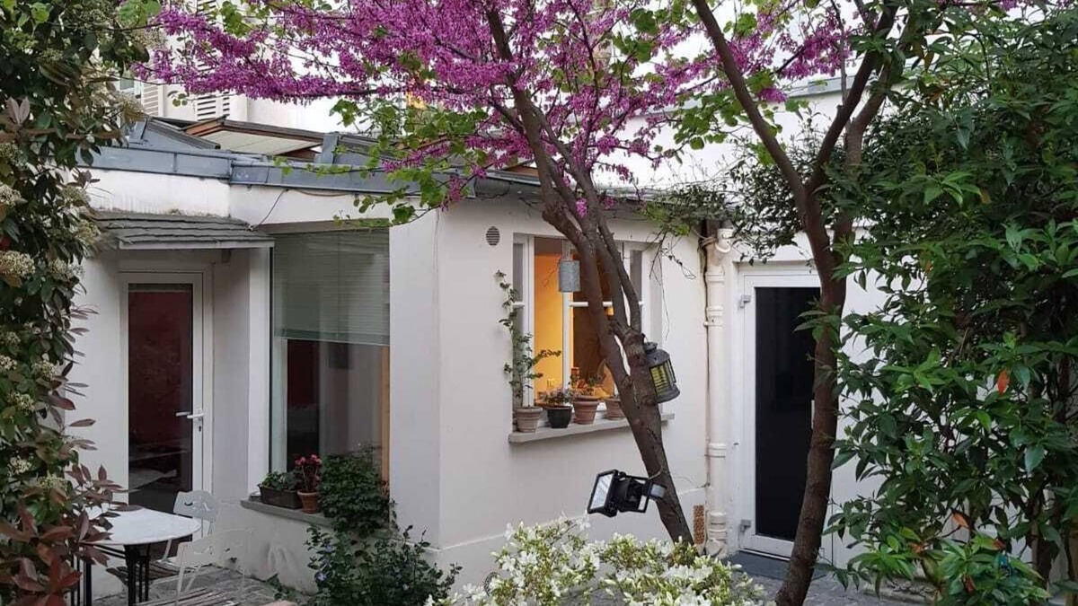 Batignolles Apartment | Design apartment on private garden in the heart of Batignolles.