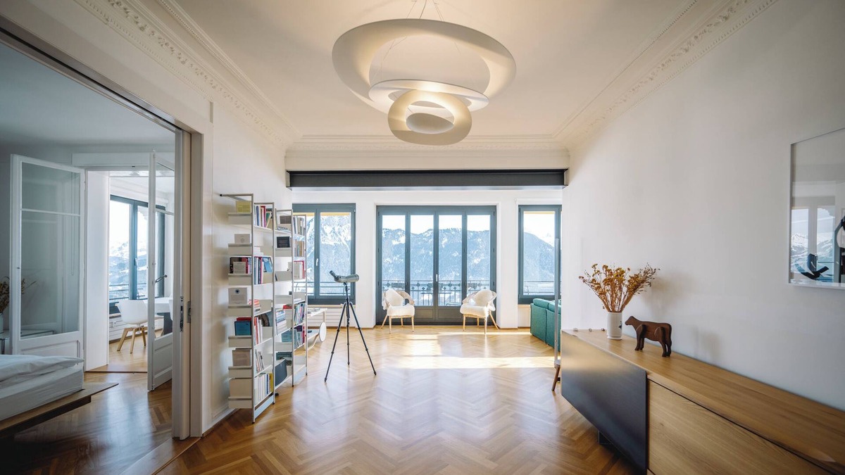 Leysin Apartment | Design mountain retreat with panoramic views