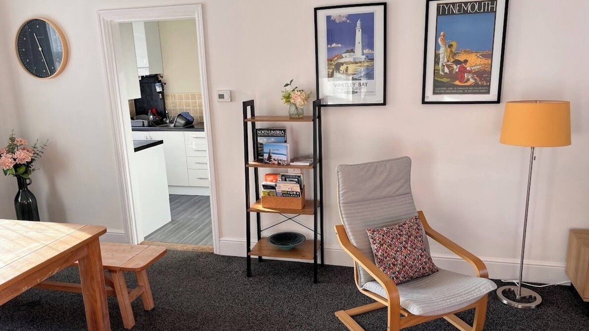 Seaton Sluice Apartment | Detached, spacious upper-floor maisonette with garden by the sea. Pet friendly!