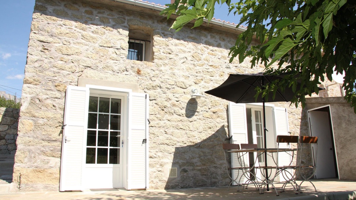 Calacuccia House | Detached stone house - air-conditioned - shady garden (sleeps 2)