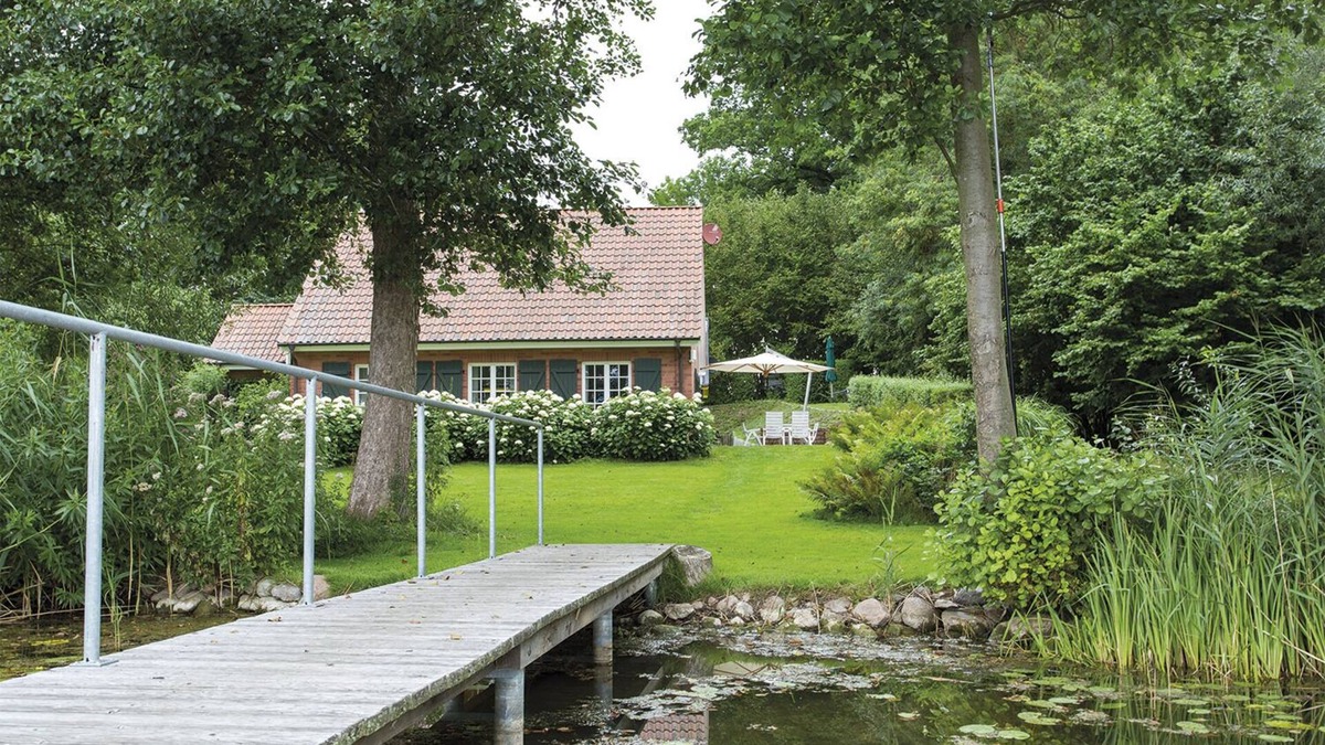 Neu Poserin House | Detached vacation home Grüning directly on the Poseriner See for sole use
