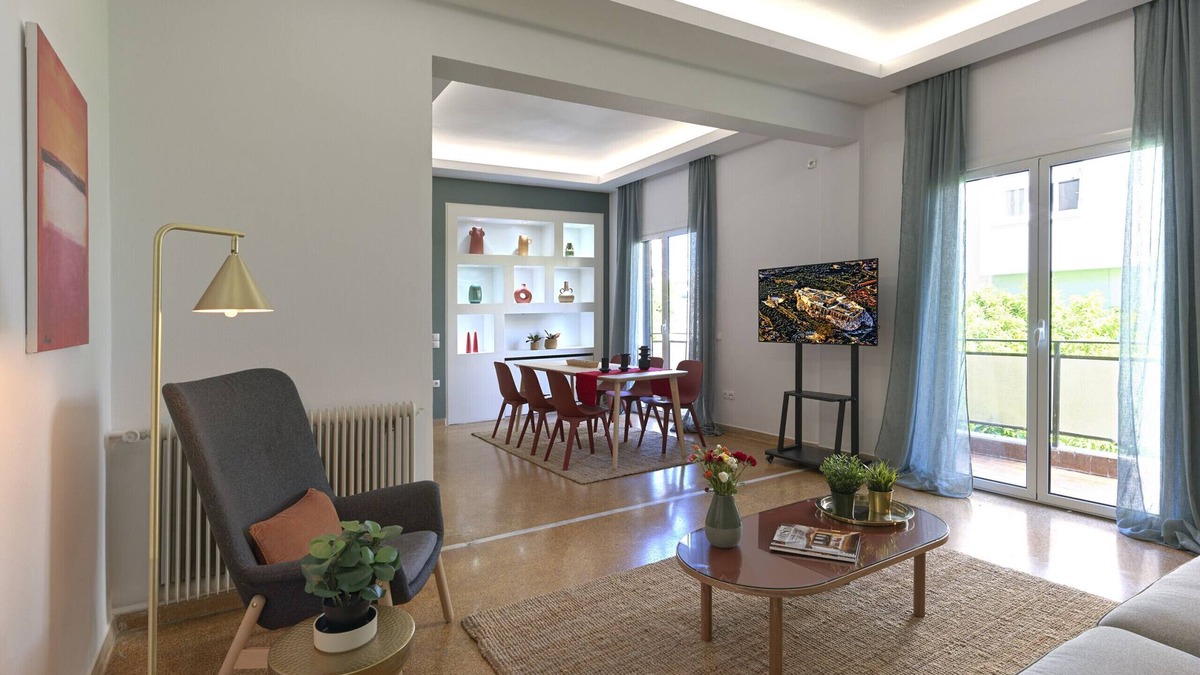 Athens Apartment | Diagora1 Stylish Sanctuary: Pangrati Gem Refurbish