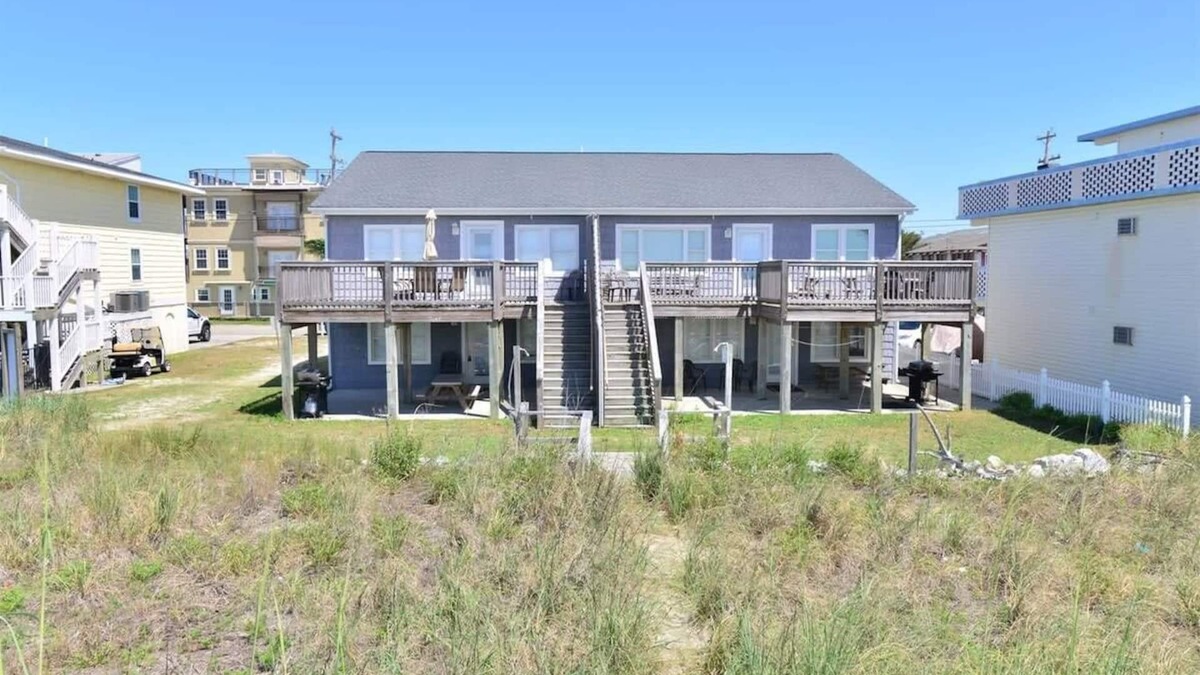 Cherry Grove Beach House | Direct Oceanfront House Ocean and Pier Views