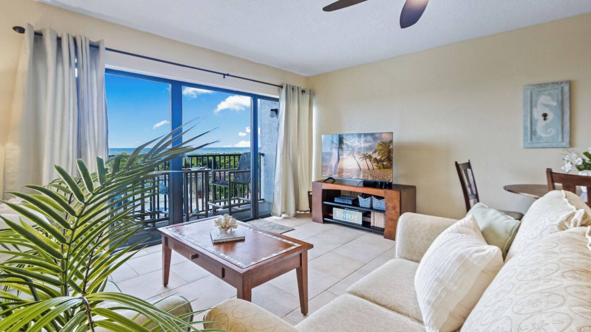 Avon By The Sea Condo | Direct Oceanfront Condo W/Private Balcony & BBQ Grills