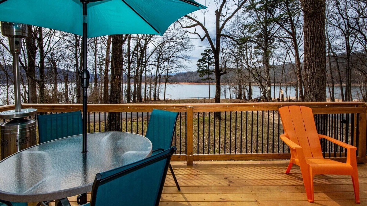 Andersonville House | DISCOUNTS Available, Norris Lake, RARE FLAT lot, Lakefront Ranch Hm, pvt. dock