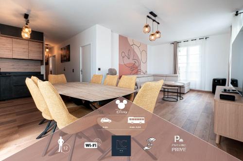 Serris Apartment | Disneyland-Paris, 12 pers, 2 parkings, Wifi