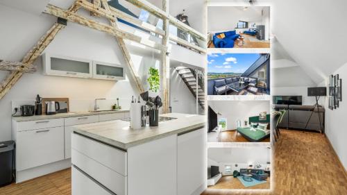 Frauenland Apartment | DND Design Loft I 170qm I Parken I Balkon I Workstation I Netflix I Kaffee I Waschmaschine I Trockner I Xbox I Ausblick