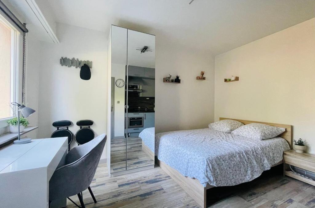 Bourgfelden Apartment | DnN Stylish Studio - WiFi, Parking, Near Basel & Airport - Portable AC, dishwasher, washing machine