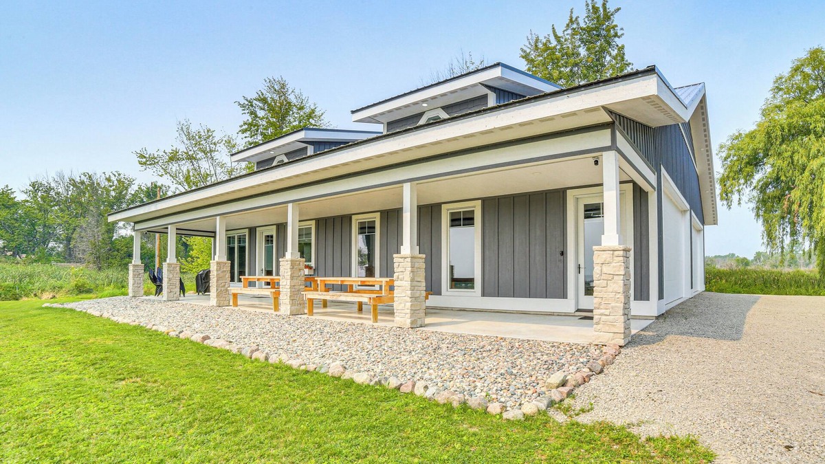 Oconto House | Dock & Panoramic Bay Views: Oconto Retreat!
