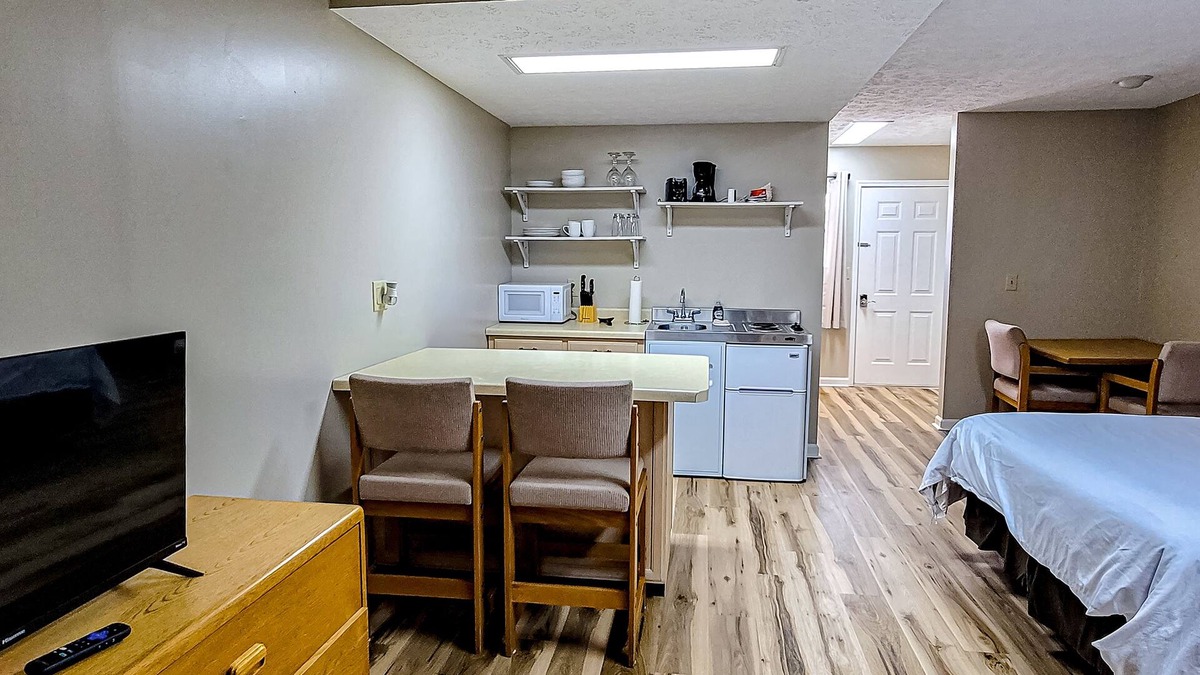 Baneberry Apartment | Dog-friendly, 1st-floor studio with golf view & gym - stroll to Douglas Lake