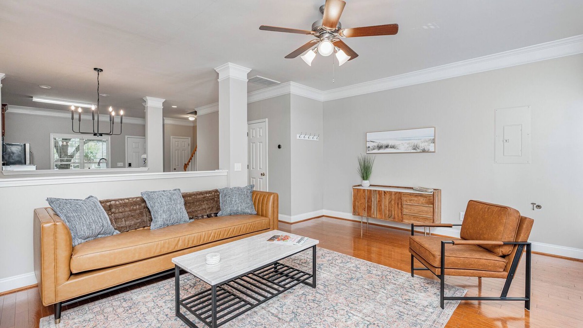 Columbia House | Dog-friendly 2 bd townhome - cozy and central