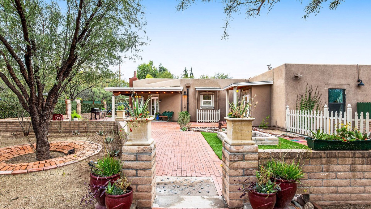Old Fort Lowell House | Dog-friendly charming historic home with patio, central AC, & washer/dryer