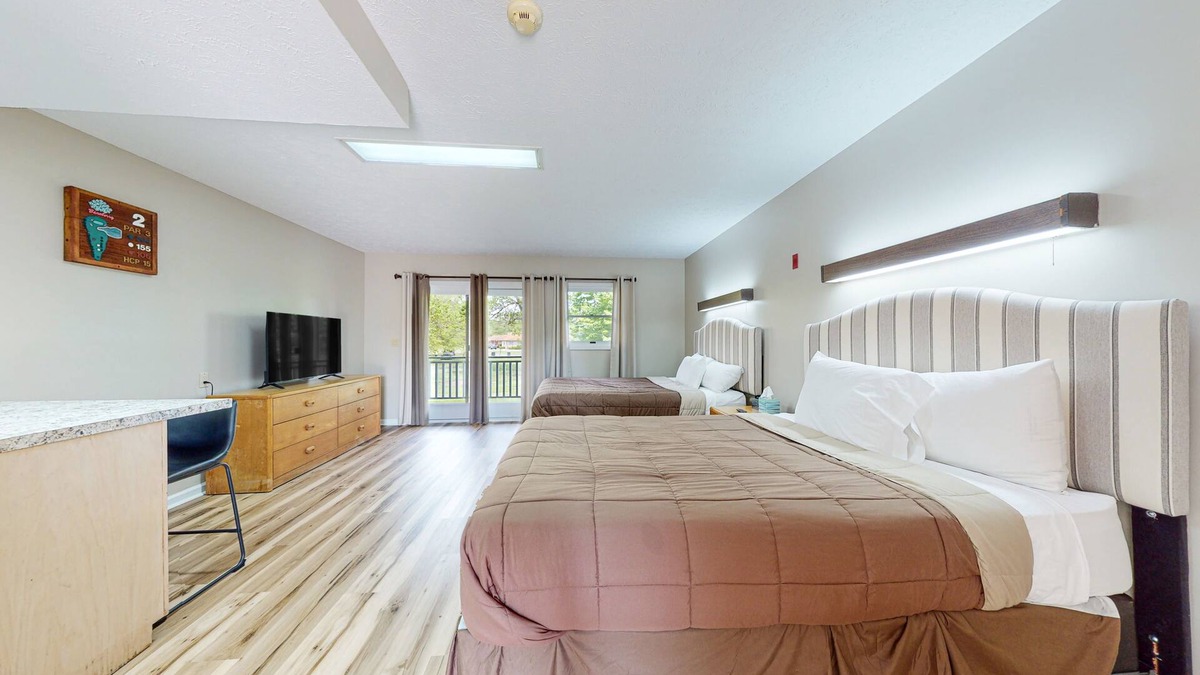 Baneberry Apartment | Dog-friendly studio with peaceful views, game room & gym - walk to Douglas Lake