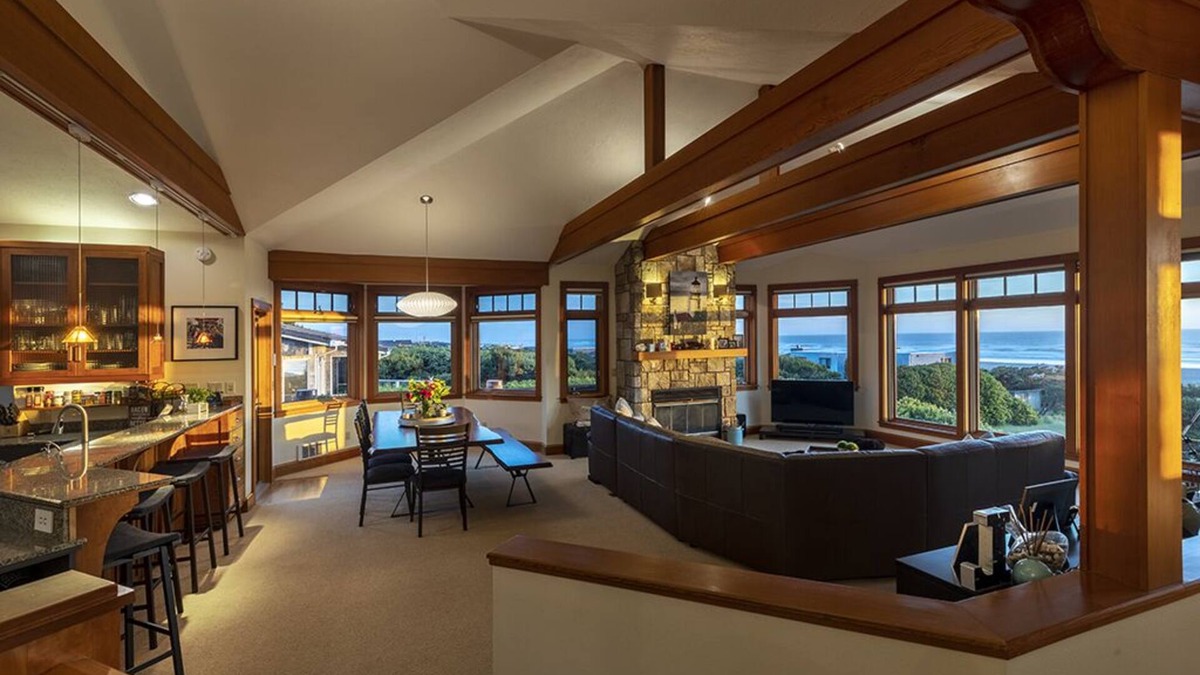 Sandpiper Village House | DOGS, Panoramic Ocean Views, Game Room, EV Charger, New Hot Tub, Chef’s Kitchen