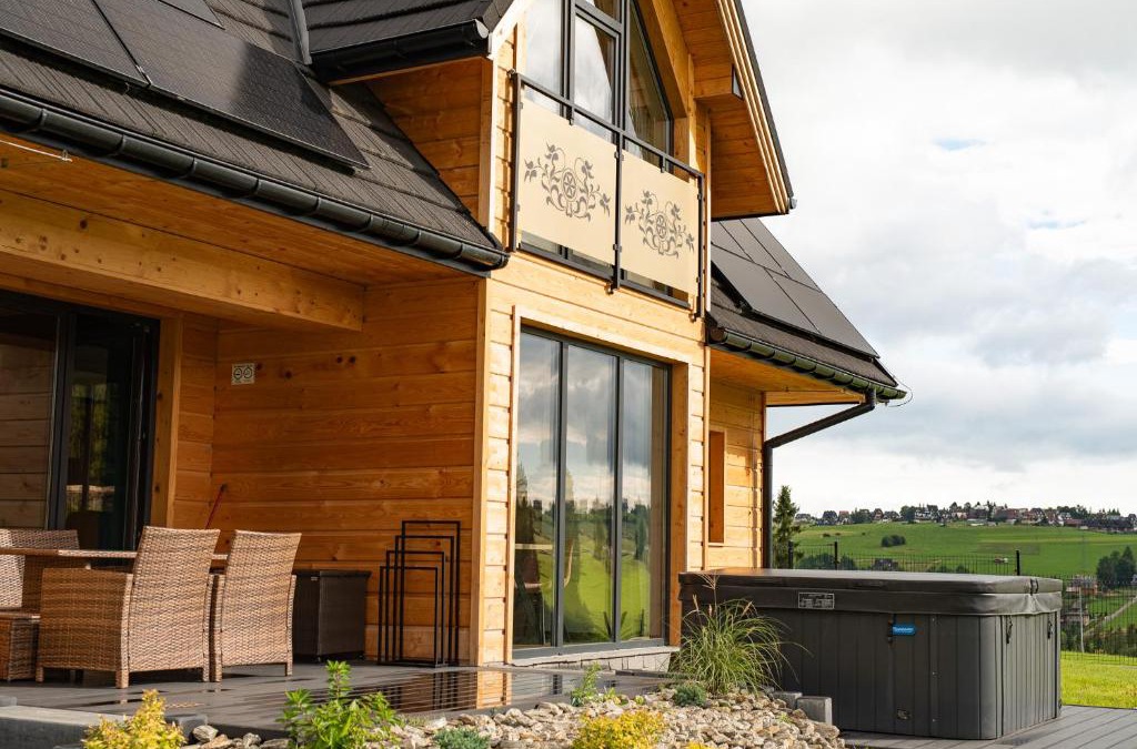 Zab Villa | Dom z widokiem na góry i prywatnym jacuzzi w Zębie