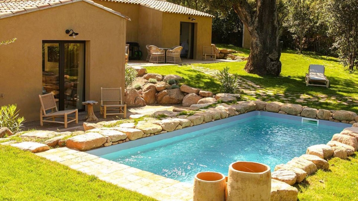 San-Gavino-di-Carbini House | Domaine de Gialla Bergerie Quercia, 4 pers, piscine chauffée, 10 mn plage