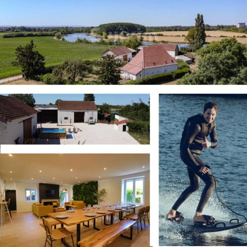 Pagny-le-Chateau House | Domaine de Champenatre Maison en bord de saone